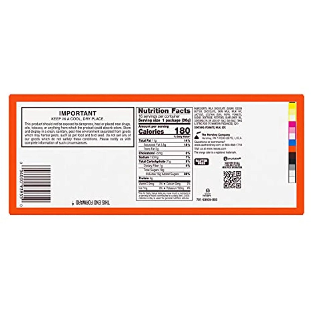 Milk Chocolate Peanut Butter Cups Candy 1.3 Oz 16 Count L9234