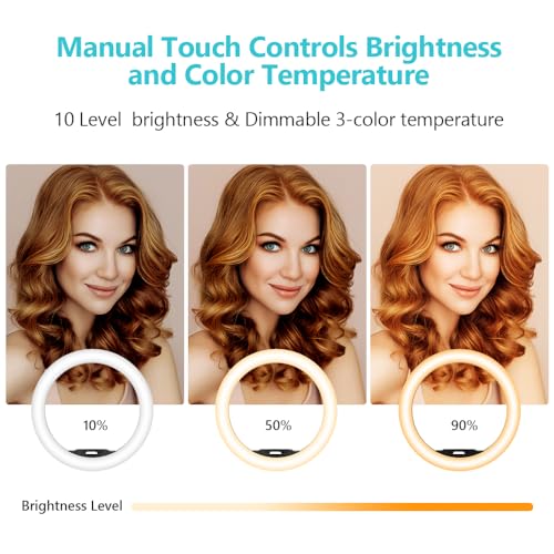 10'' Ring Light with 50'' Extendable Tripod Stand T58623