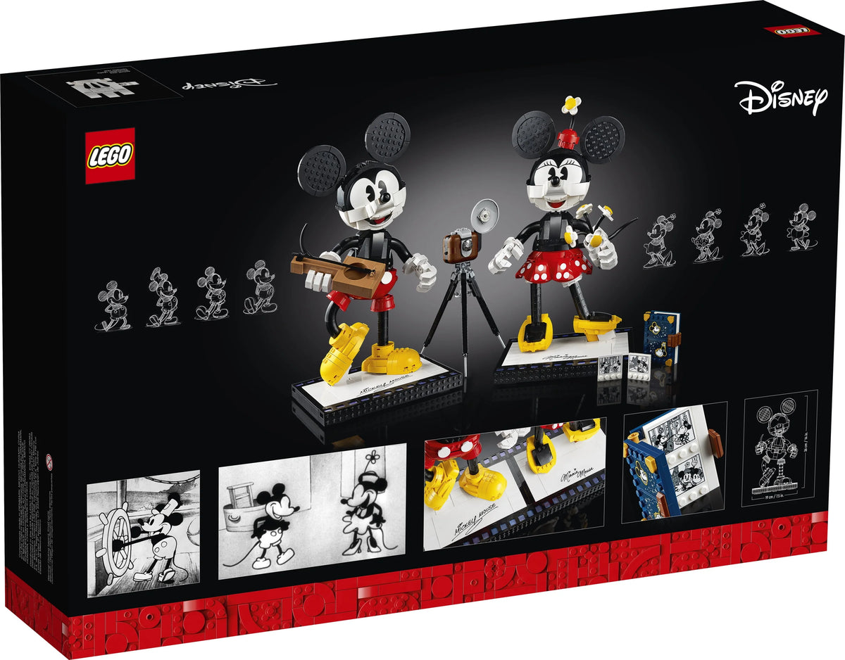 Mickey Mouse & Minnie Mouse Buildable Characters 1,739 Pieces D56634