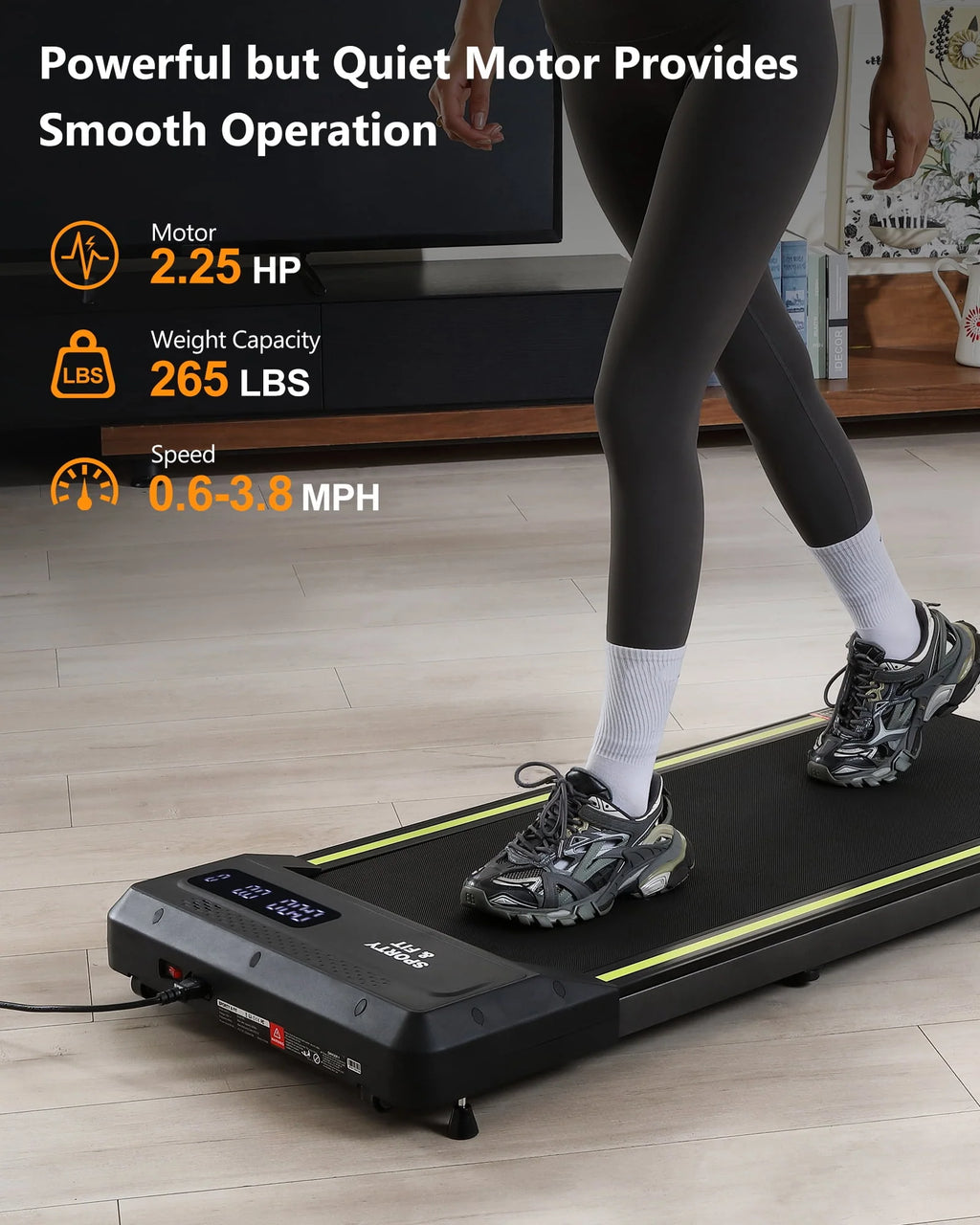 Walking Pad Treadmill 265 lb Capacity with LCD Display M428