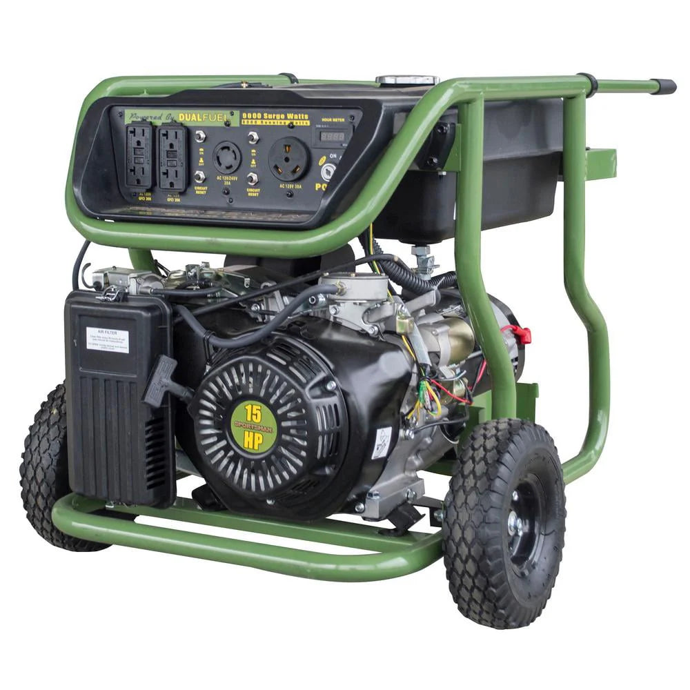 9000 Watt Dual Fuel Generator M50838