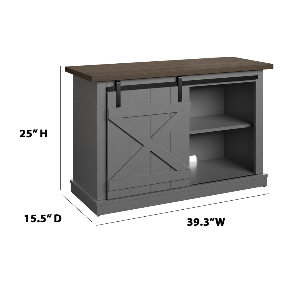 White Farmhouse TV Stand L849