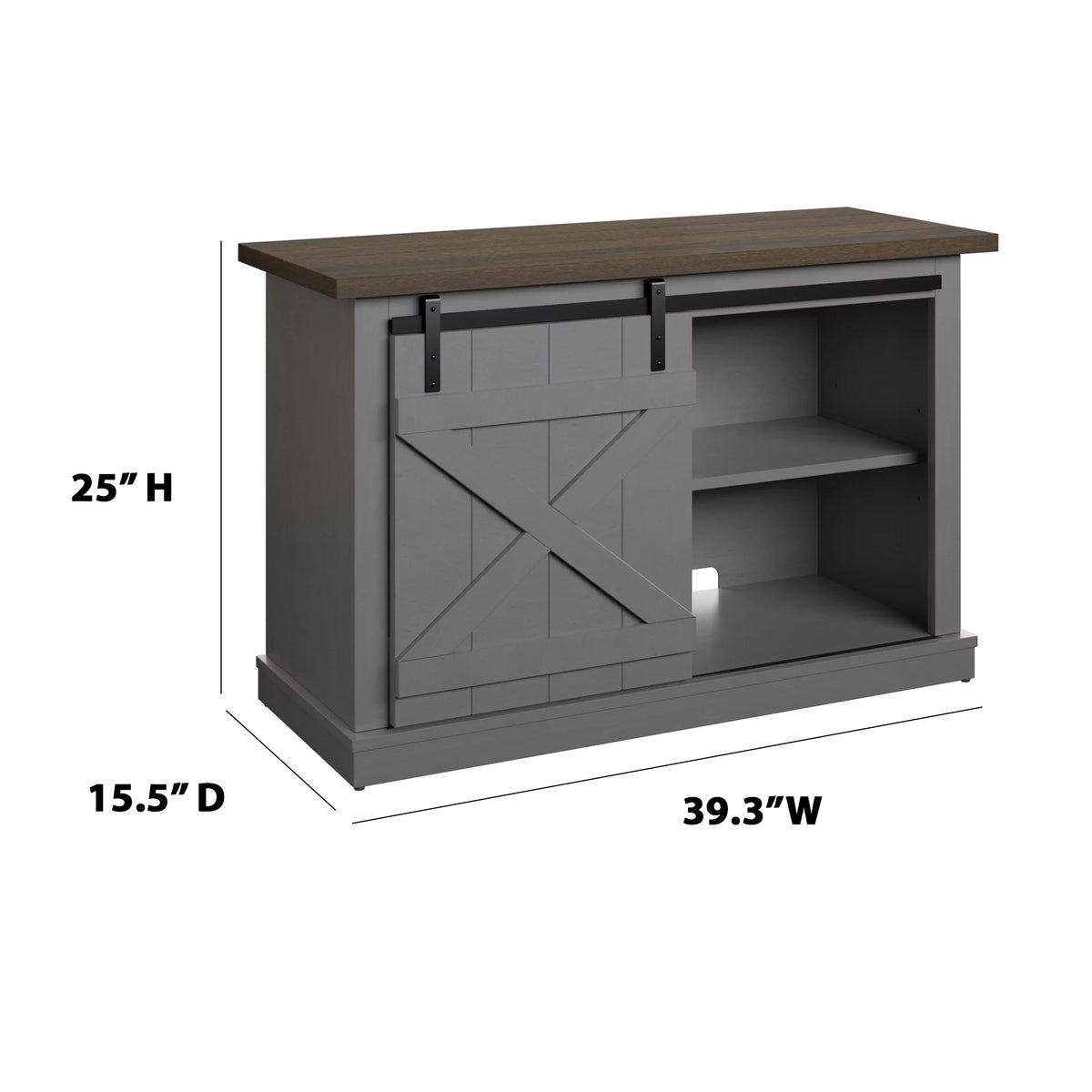 White Farmhouse TV Stand L849