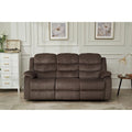 Brown Microfiber Sofa B8235