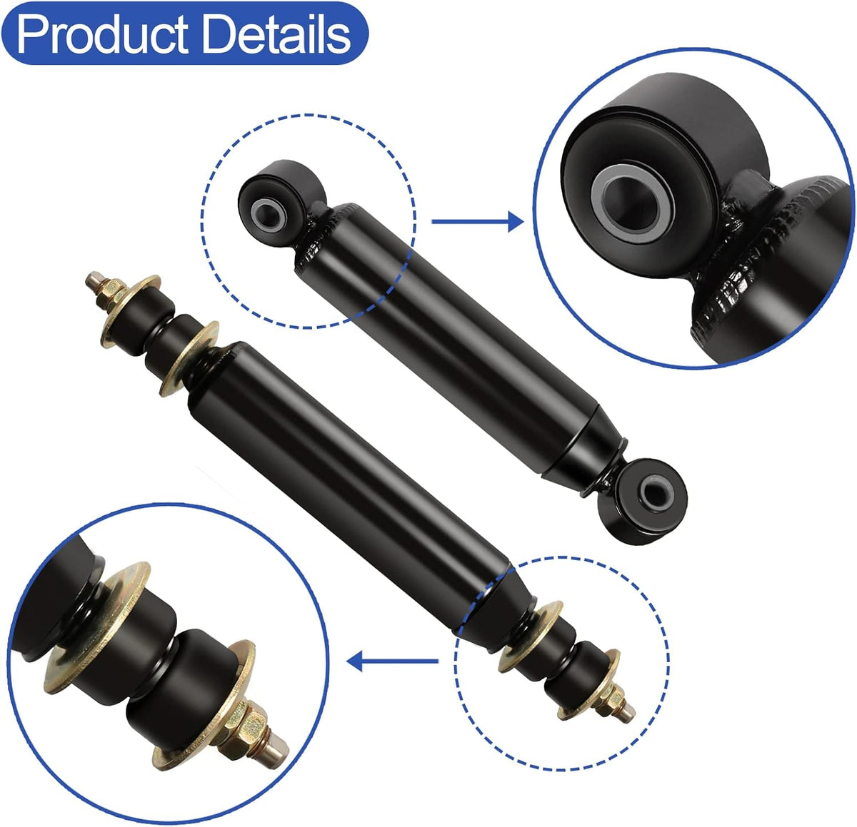 Front and Rear Shock Absorbers 4pcs X1548