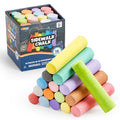 160 Pcs Non-Toxic Washable Jumbo Sidewalk Chalk Set X61865