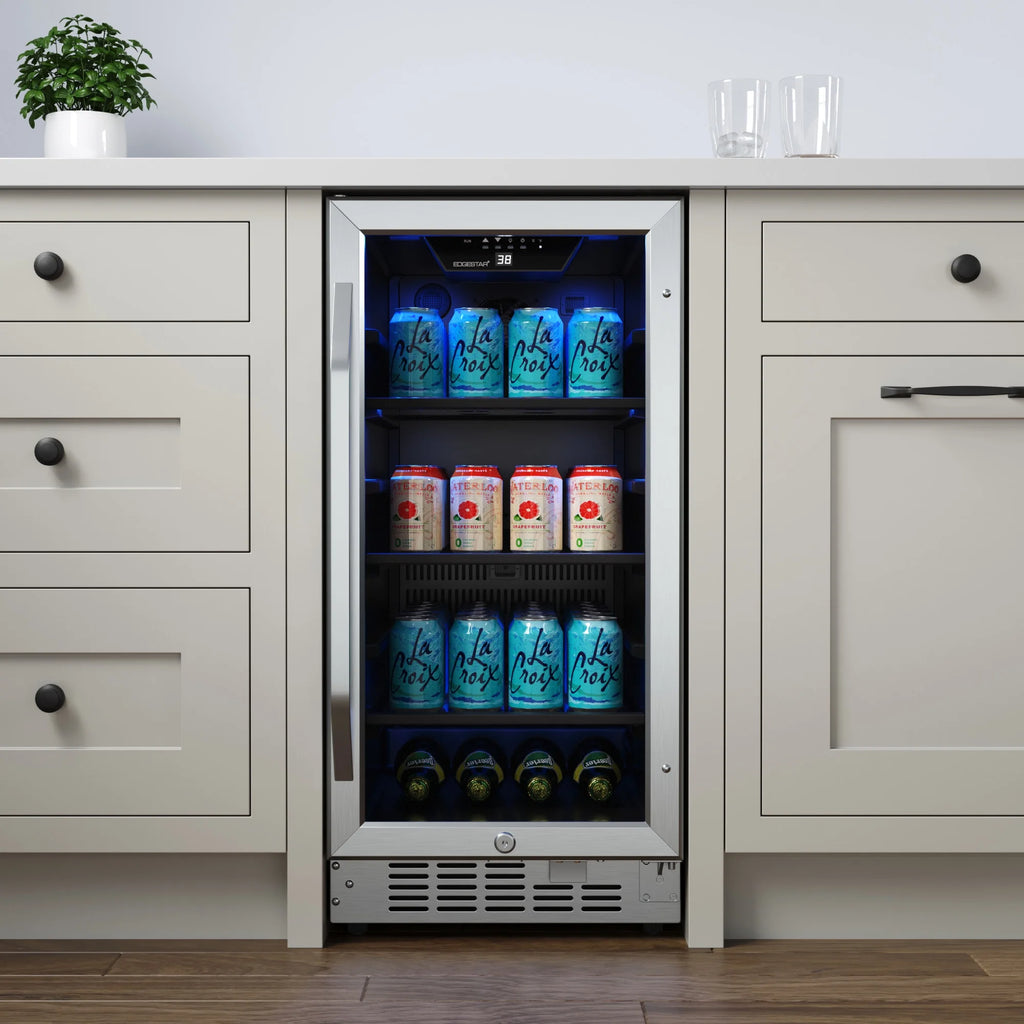 24 Wide 142 Can Built-In Beverage Cooler Stainless Steel P701374