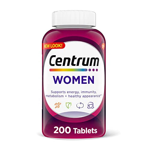 Multivitamin Multimineral Supplement with Iron Vitamin D3 B Vitamins 200 Count N2858