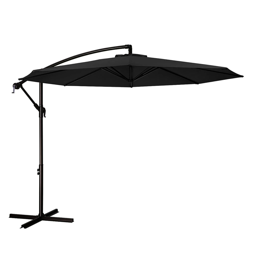 10ft Offset Hanging Cantilever Patio Umbrella Navy Blue A102