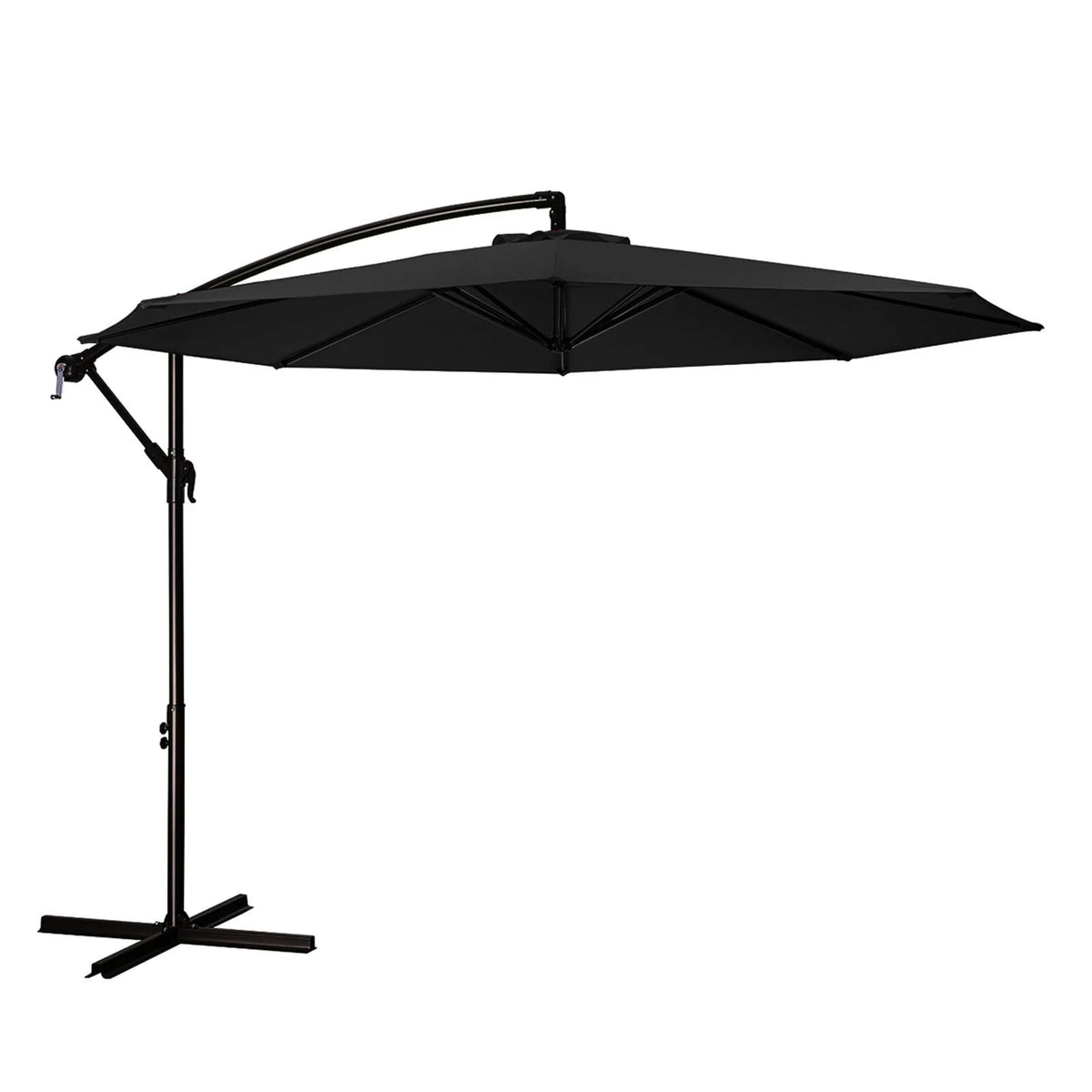 10ft Offset Hanging Cantilever Patio Umbrella Navy Blue A102