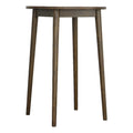 Wood Round Bar/Pub Table in Walnut Brown X8005