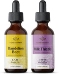 Dandelion Root & Milk Thistle Liquid Drops 2 fl oz 2 Pack K5126