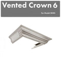 Vented Crown Molding Profile 6 for Wall Mount Range Hood K795