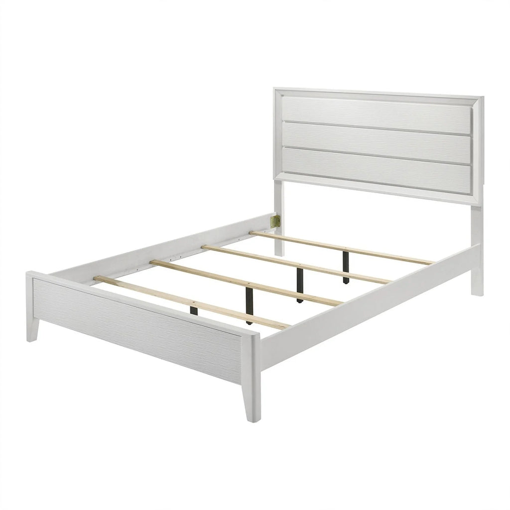 White Wood Bedroom Set 6pc King I524911