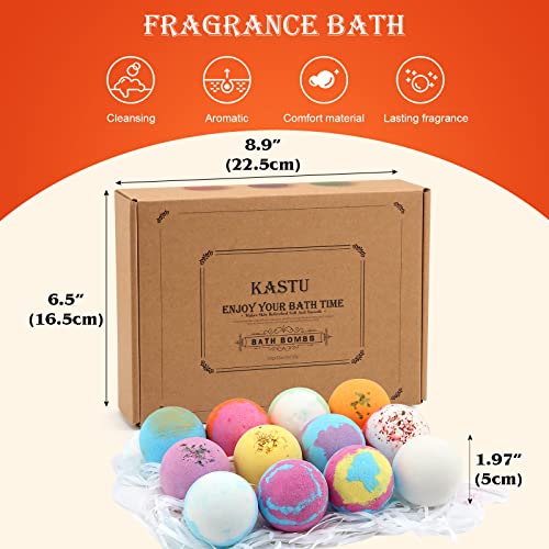 12 PCS Vanilla Menthol Rose Bath Bombs T934