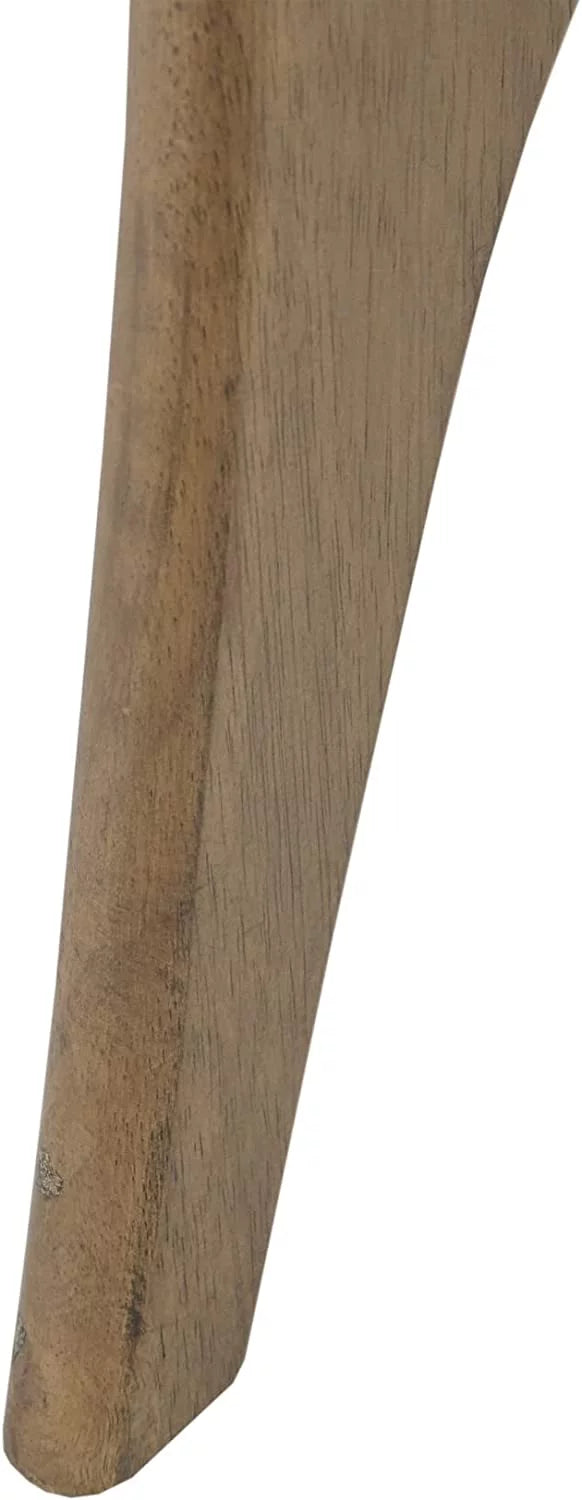 Light Brown Triangle Sofa Table with Solid Wood Legs D640954