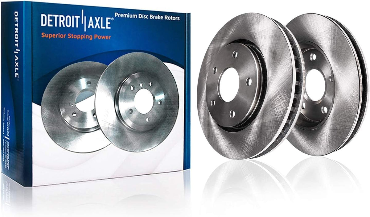 281mm Front Disc Rotors + Brake Pads 6pc Set I804525