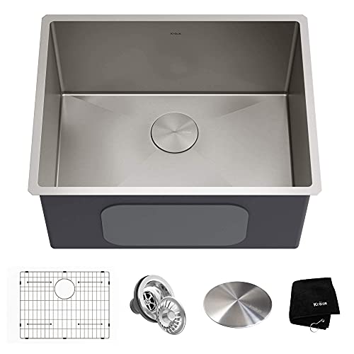 24 Inch 16 Gauge Undermount Single Bowl Laundry and Utility Sink H19709