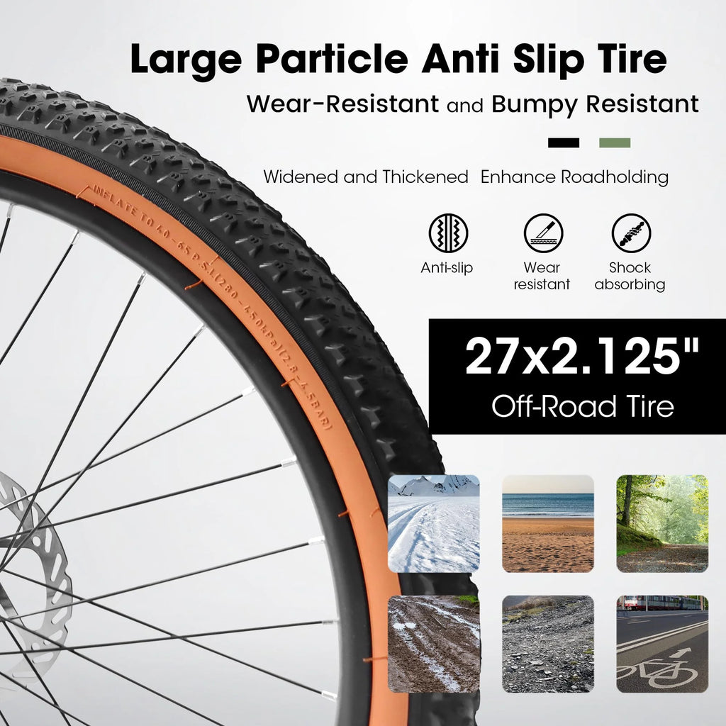 27.5 Inch 21-Speed Disc Brakes Carbon Steel Frame Mountain Bike Y495118