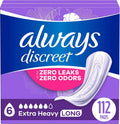 Adult Incontinence Pads, Extra Heavy Absorbency, Long Length, 112 CT C35736