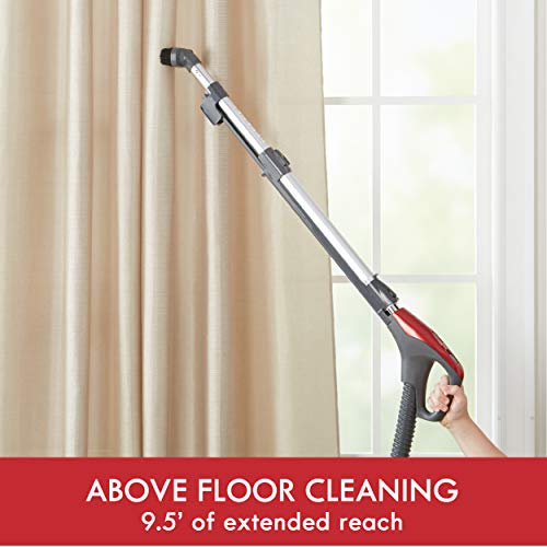 Lightweight Bagged Canister Vacuum Cleaner with HEPA and 4 Cleaning Tools S856