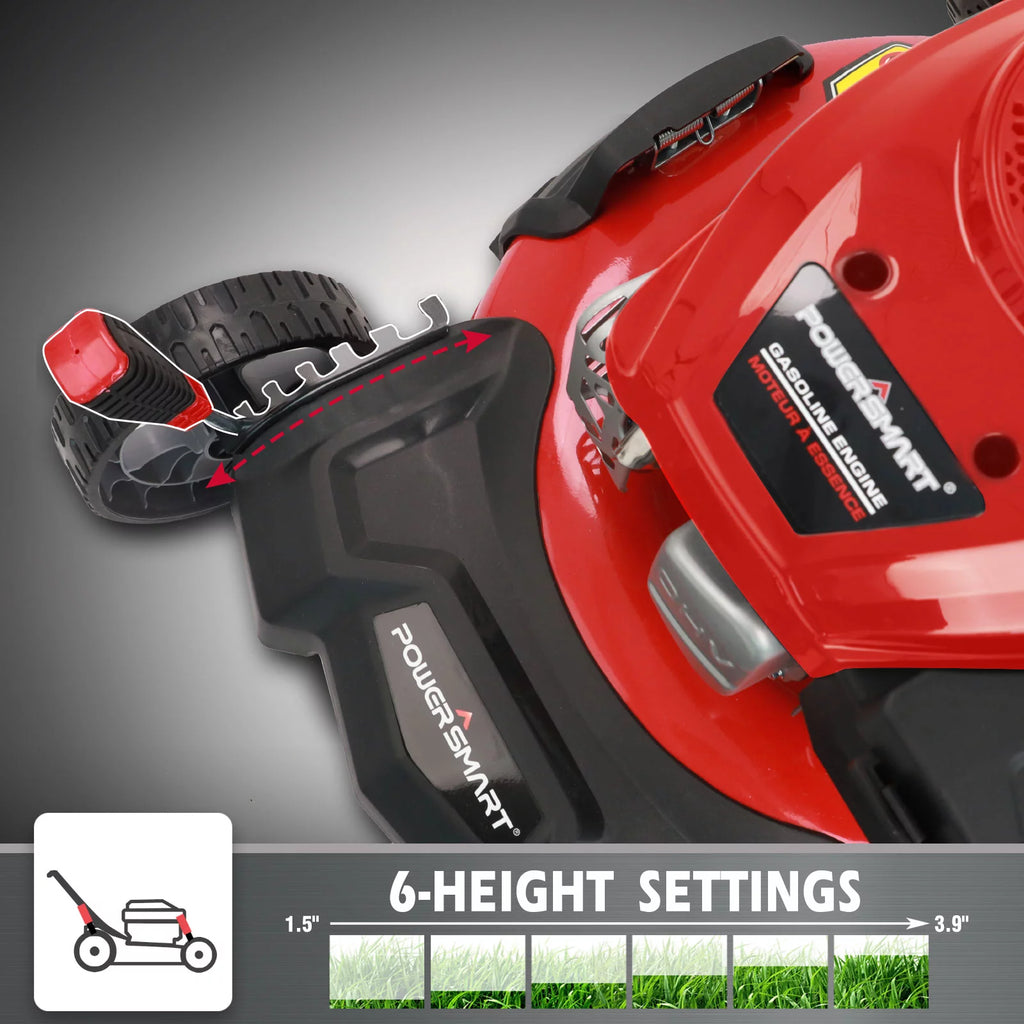 21-inch 3-in-1 Gas Self-Propelled Lawn Mower F2552