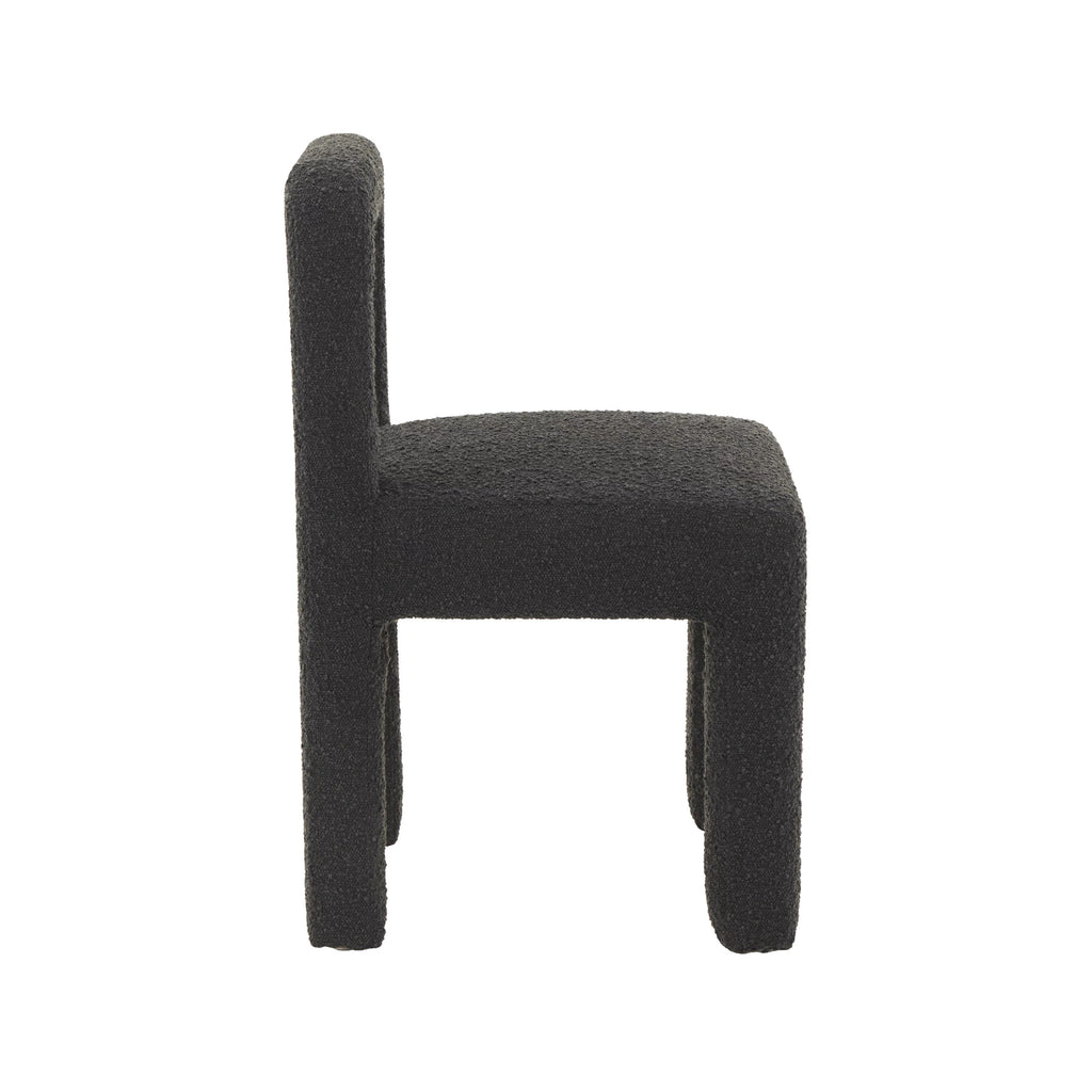 Black Boucle Dining Chair R40966