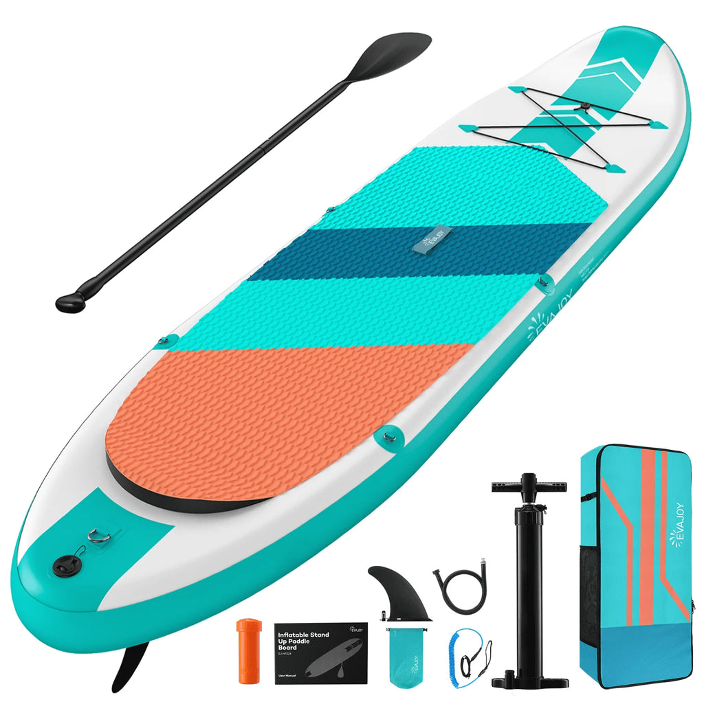 10.8 ft Inflatable Stand Up Paddle Board with Pump J733