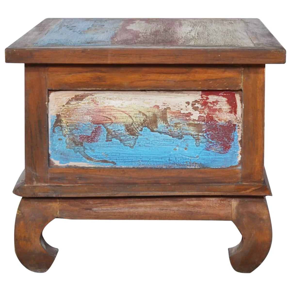 Coffee Table with Storage Drawer Reclaimed Teak Wood B673