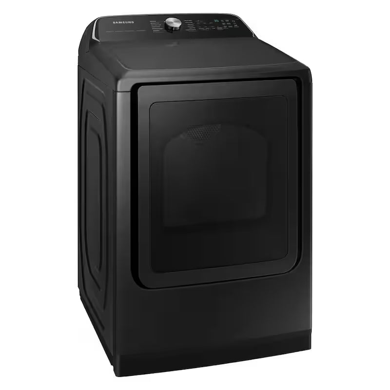 7.4 cu. ft. Vented Smart Front Load Gas Dryer with Steam Sanitize+ in Brushed Black U213