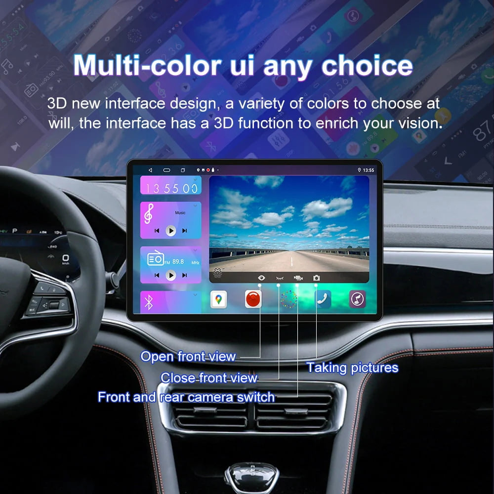 13.3 Inch Android 12 Touch Screen Car Stereo M855302
