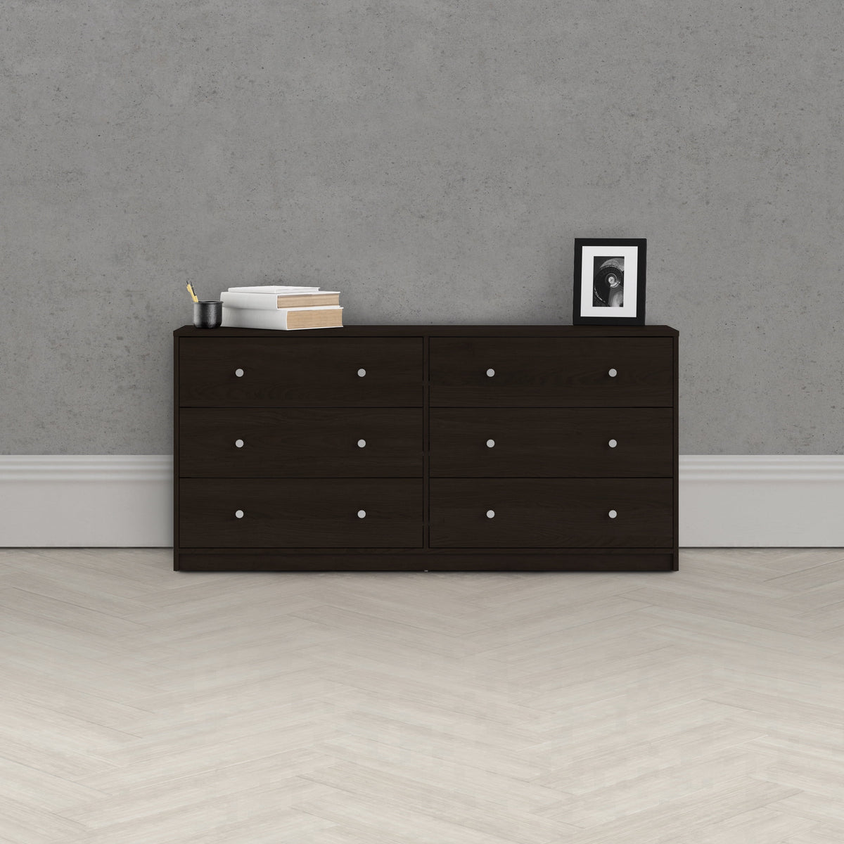 6 Drawer Double Dresser J28001