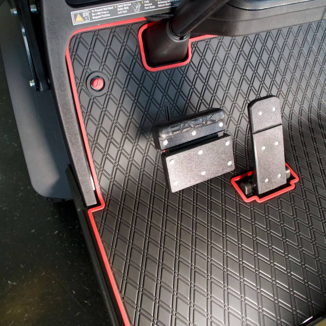 Black Golf Cart Floor Liner Mat N338