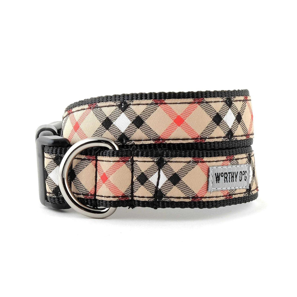 Plaid Dog Collar N566