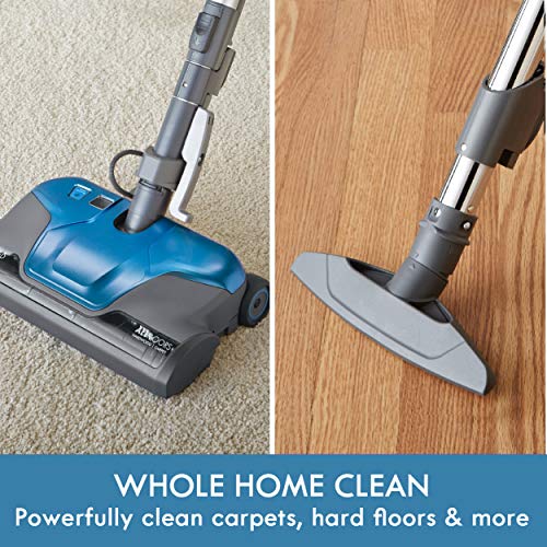 Lightweight Bagged Canister Vacuum Cleaner with HEPA and 4 Cleaning Tools S856
