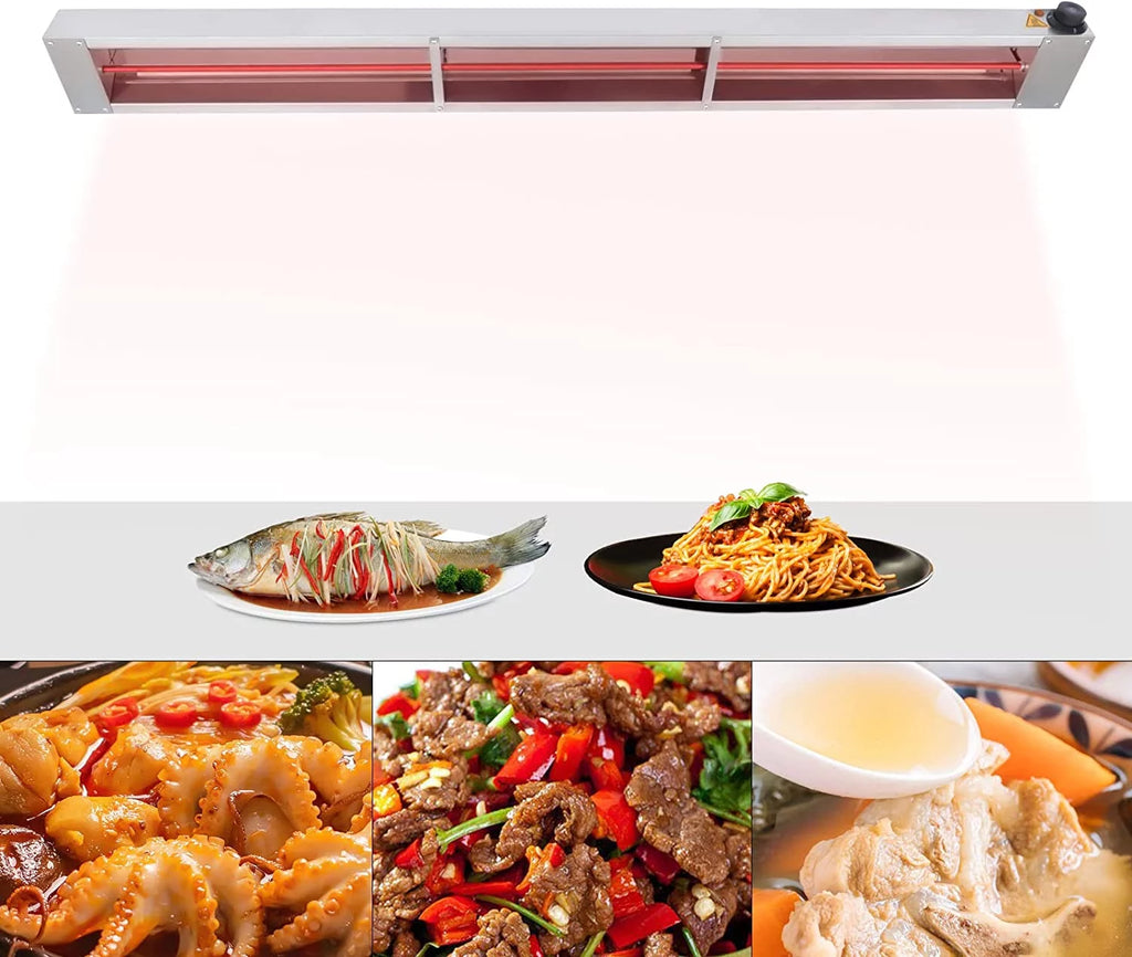 60'' Stainless Steel Electric Food Warmer 110V 1000 W L3586