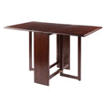 Double Drop Leaf Dining Table Walnut Finish G4228