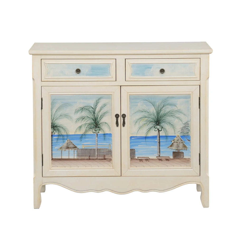 Two Drawer Two Door Cupboard M8859