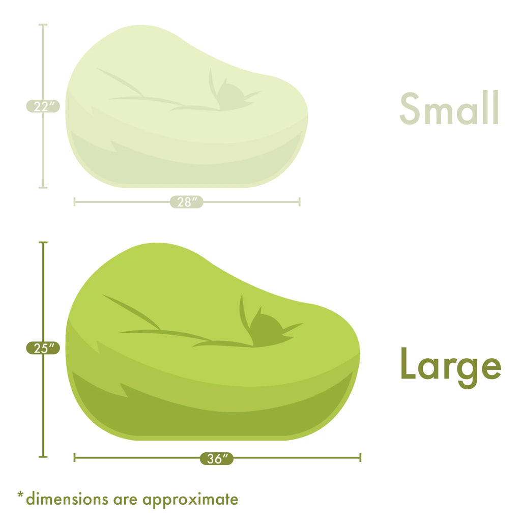 Vertical Stripe Large Classic Bean Bag Chair I8283