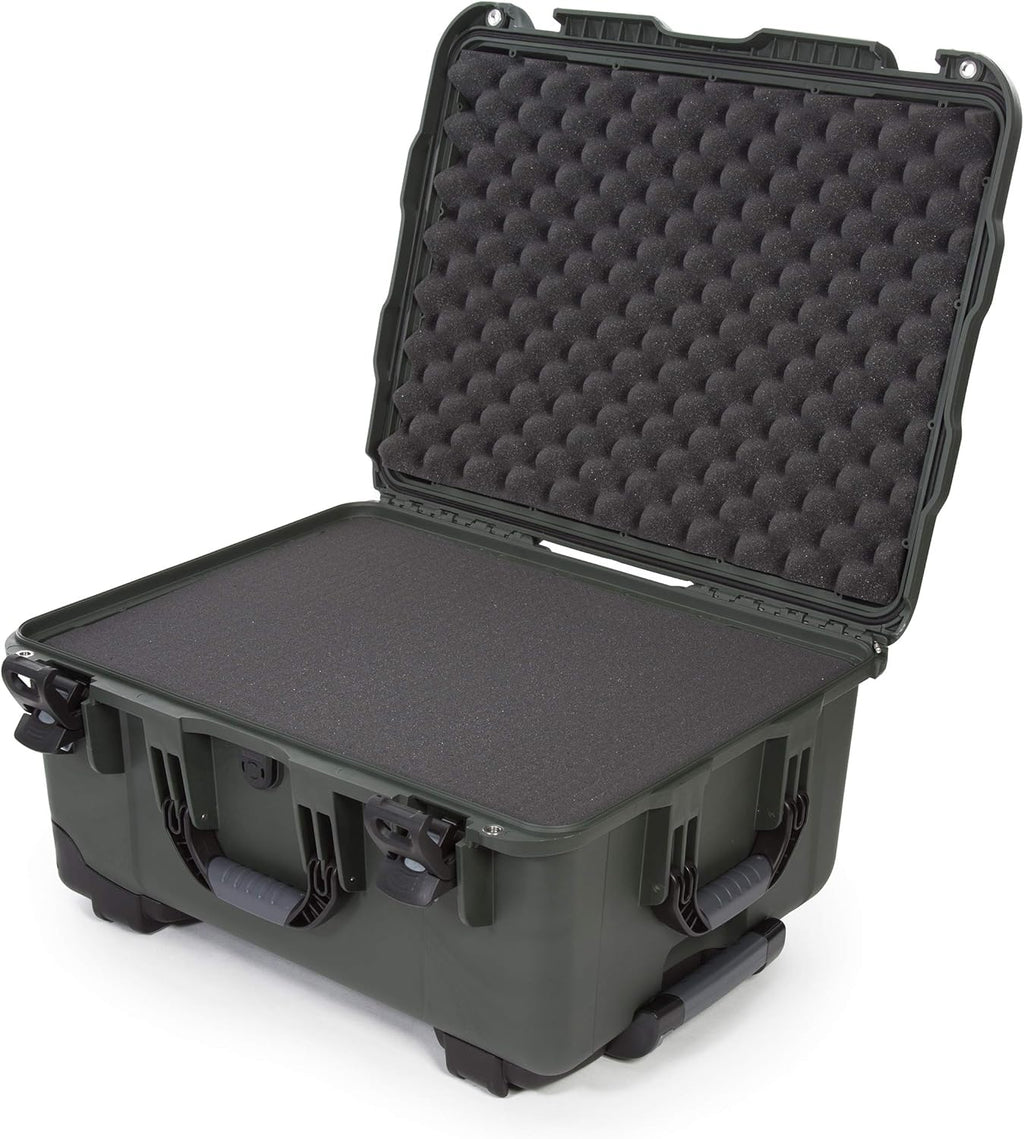 Waterproof Hard Case with Wheels and Padded Divider D96977
