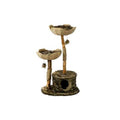 White Wooden Cat Tree & Condo Z7914