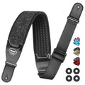 3.5" Wide Padded Adjustable Guitar Strap with Strap Locks E545819
