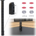 Black Stainless Steel Cable Railing Post S38317