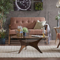 Orange Loveseat F58782