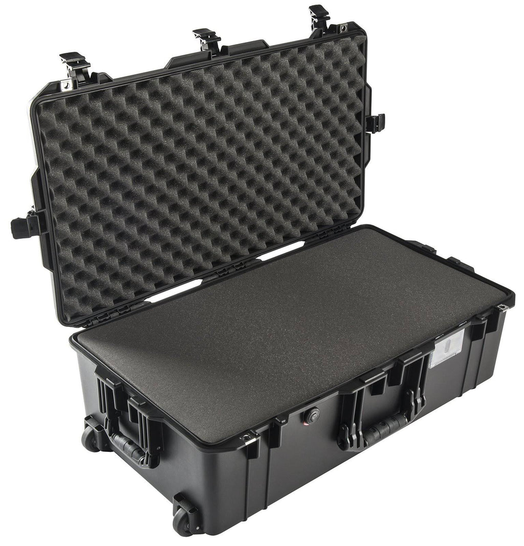 Black Wheeled Check-in Case With Foam D8362