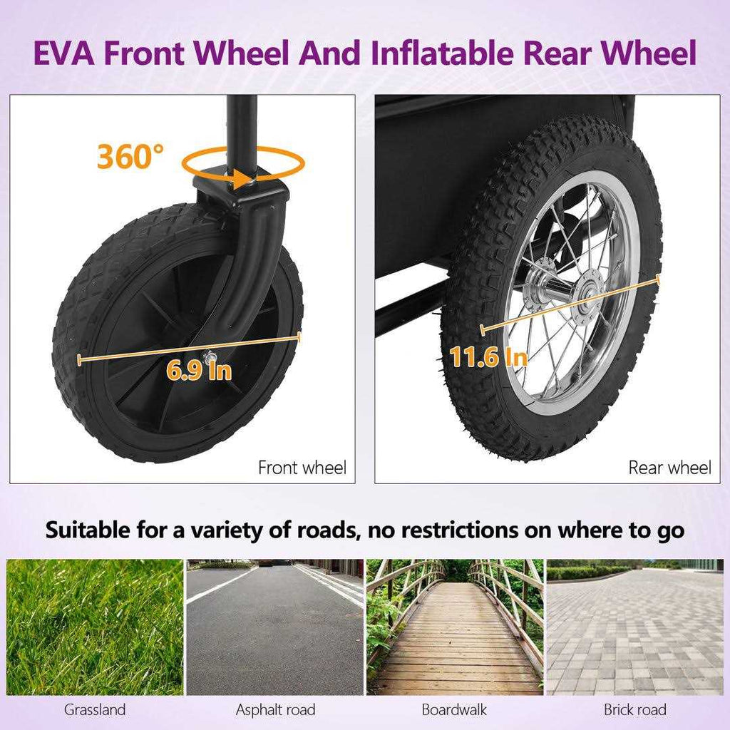 2-in-1 Dog Stroller Pet Bike Trailer Carrier D430749