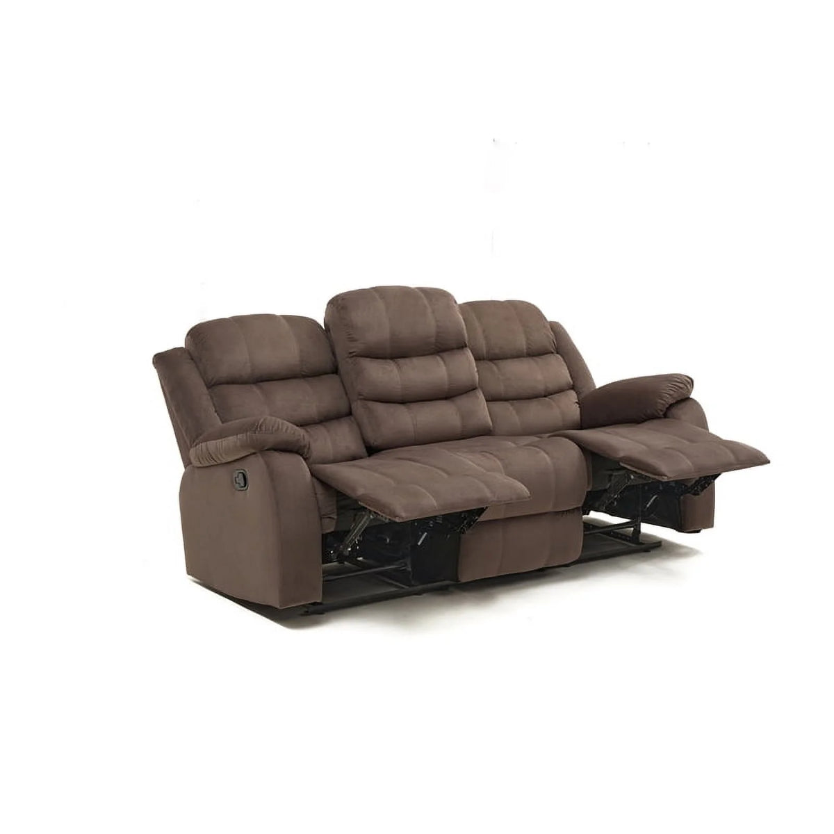 Brown Microfiber Sofa B8235