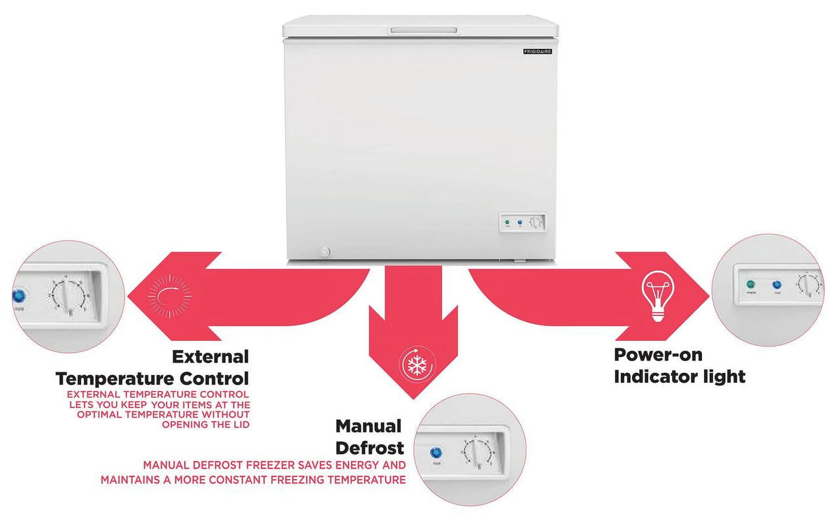 7.0 Cu. ft. White Chest Freezer M591139
