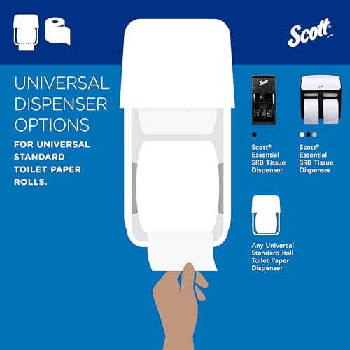 100% Recycled Fiber 2-Ply White Toilet Paper Z7563