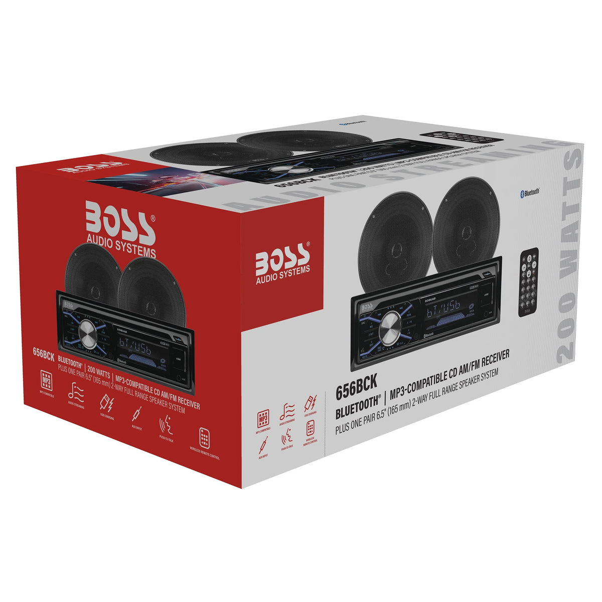 Single Din Car Stereo and Speakers K6145
